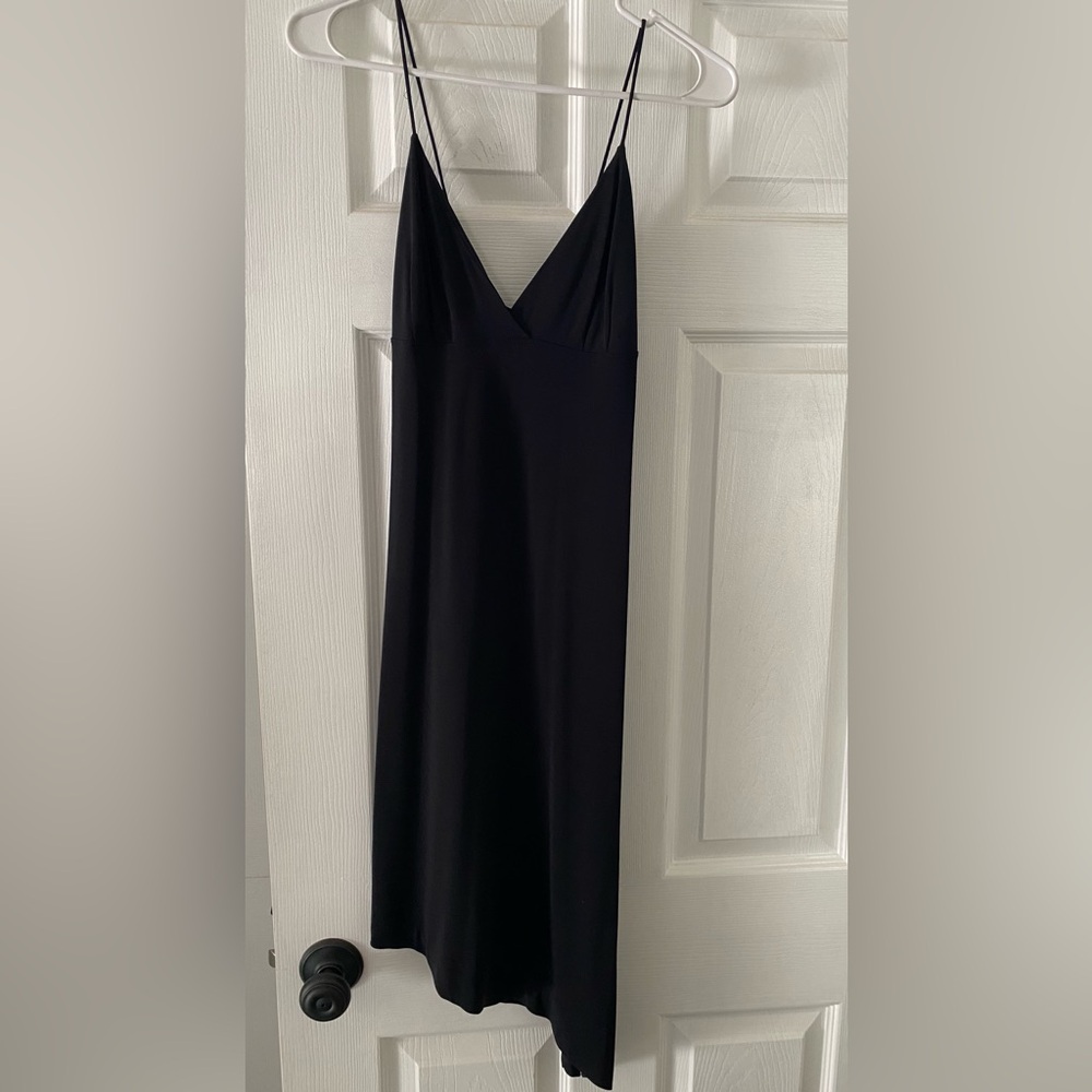 Armani Exchange Black Strapless Dress